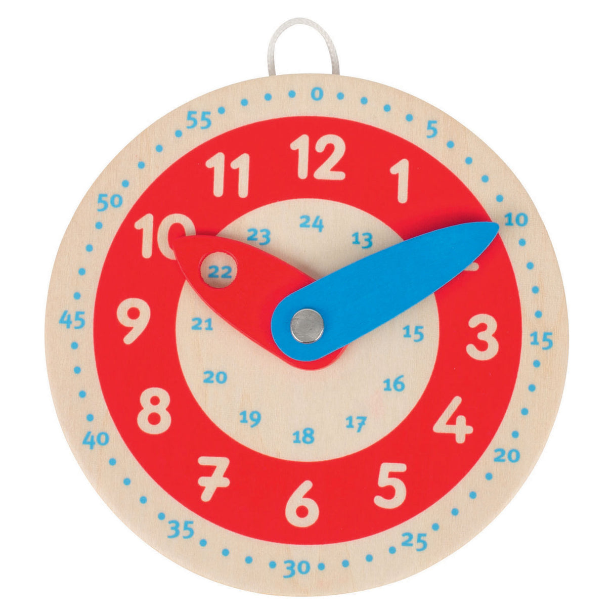 Goki wooden learning clock