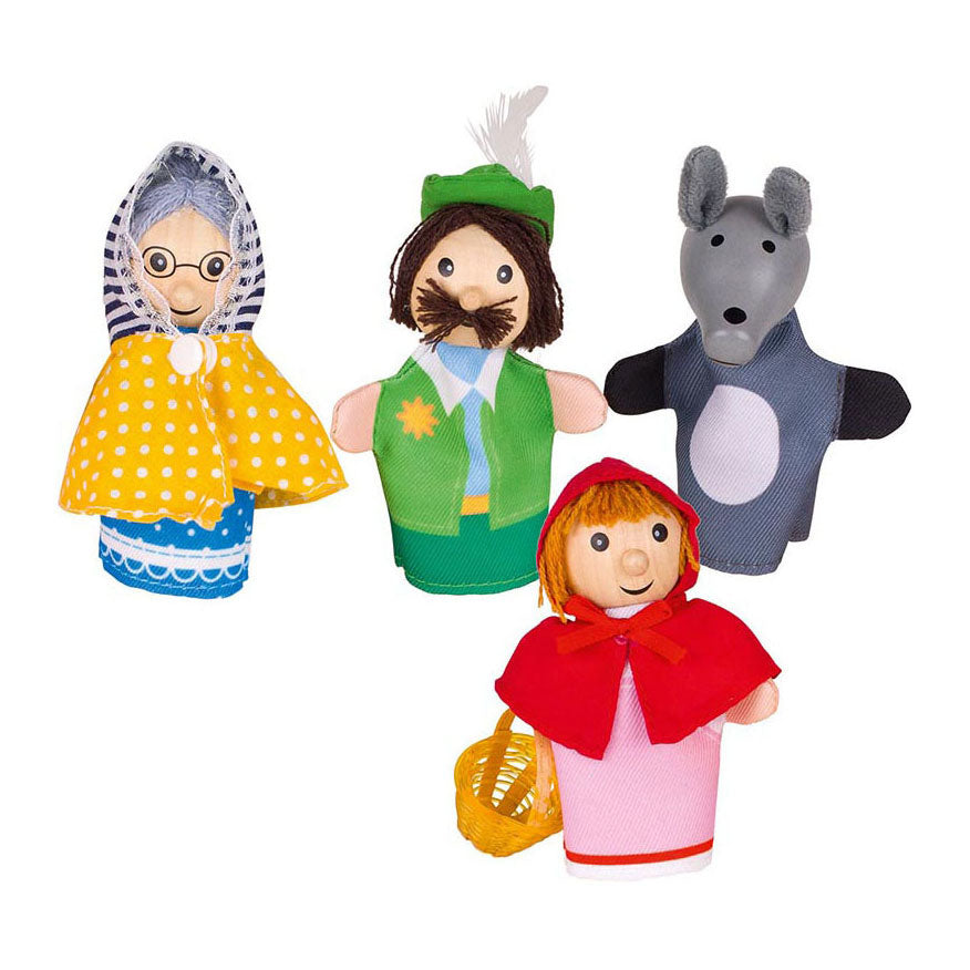 Goki cuencas de los dedos Little Red Riding Hood, 4st.