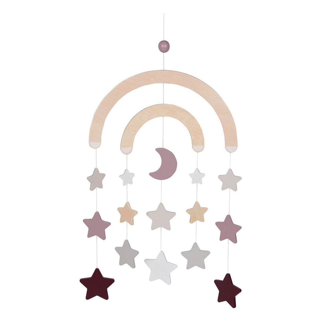 Goki Wooden Baby Mobile Starry Sky Pink