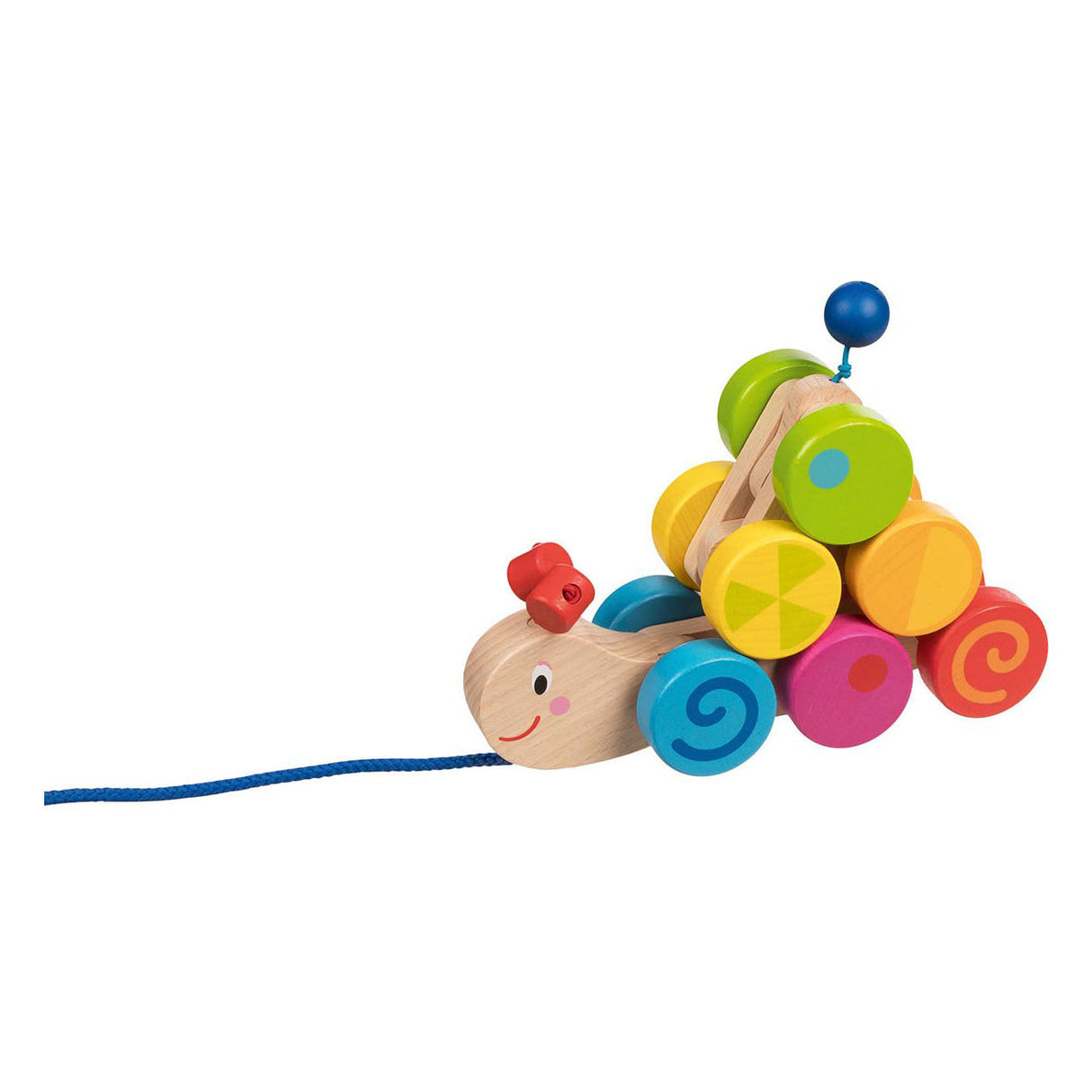 GOKI Drewniane gąsienica zwierząt rozciągających