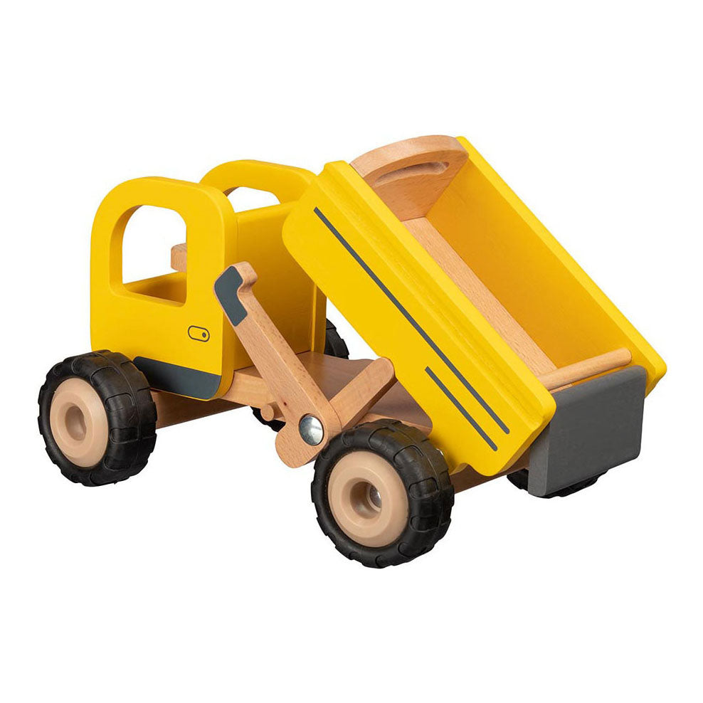 Goki trä tilt vagn gul