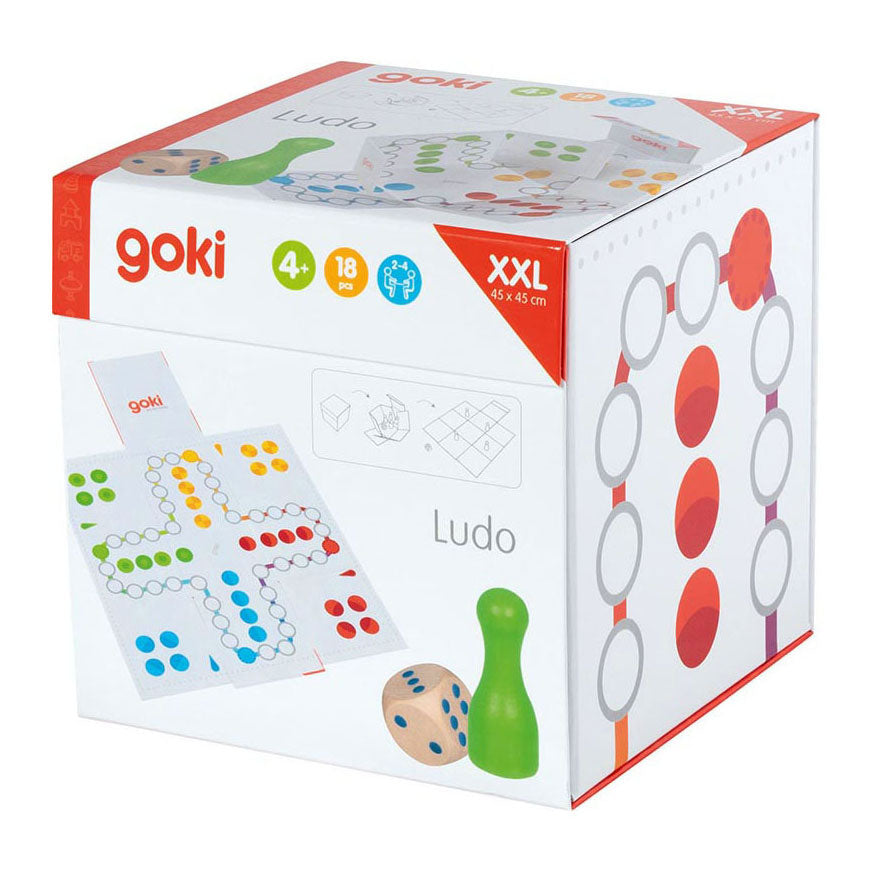 Настолна игра Goki xxl ludo в куб