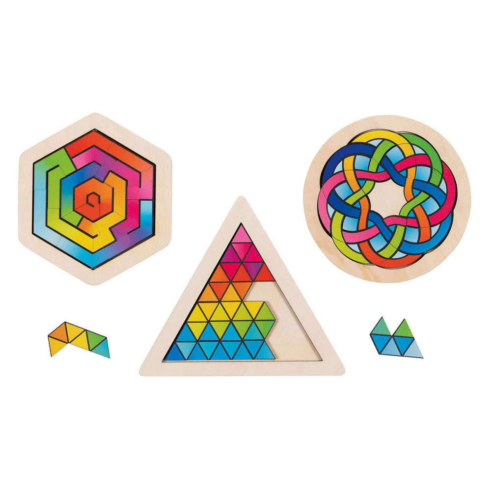 Puzzle de brise-cerveau en bois Goki, par pièce