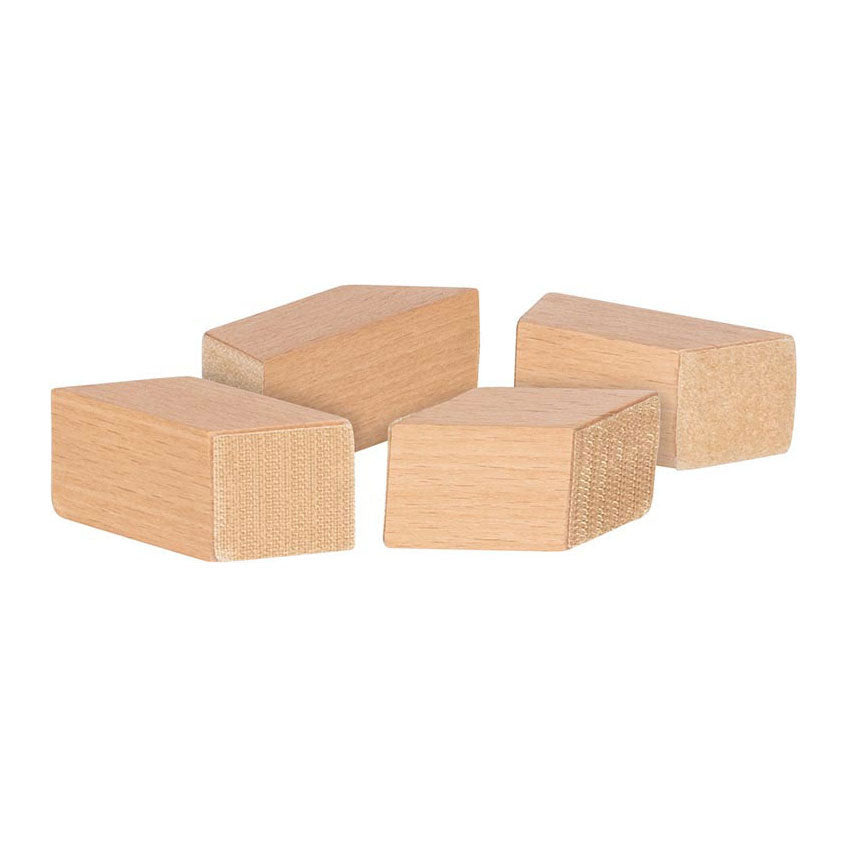 Saw di legno Goki e blocchi da costruzione con connessione in velcro, 11dlg.