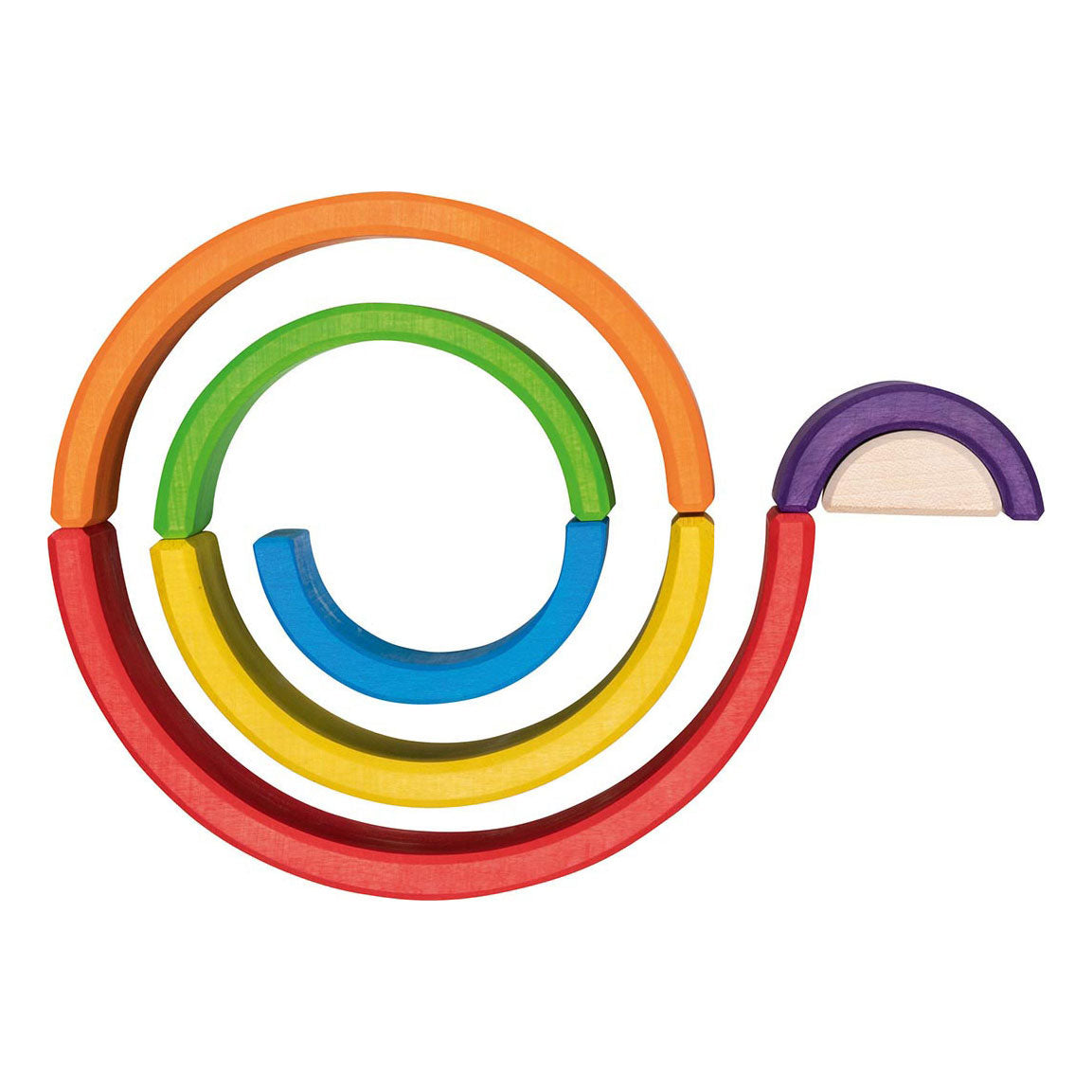 Goki mediniai statybiniai blokeliai vaivorykštė, 5 vnt.