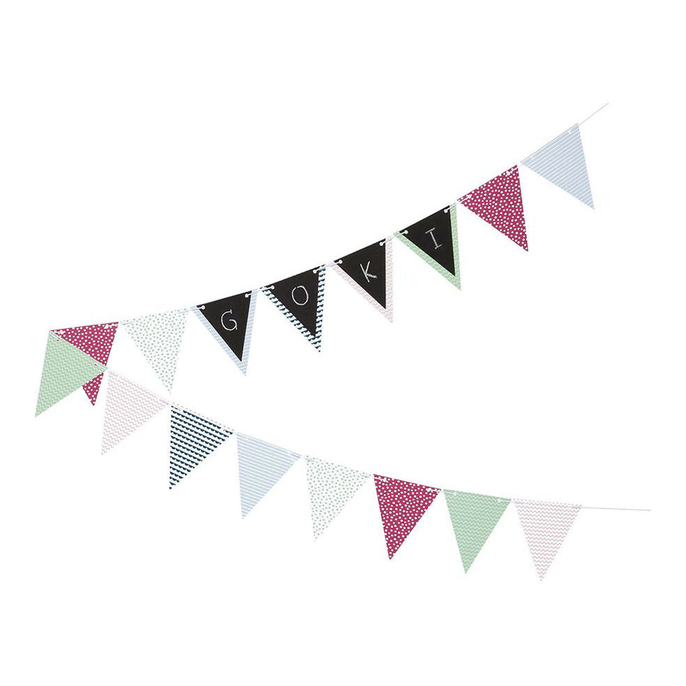 Goki fait votre propre ligne de drapeau, 5m avec de la craie