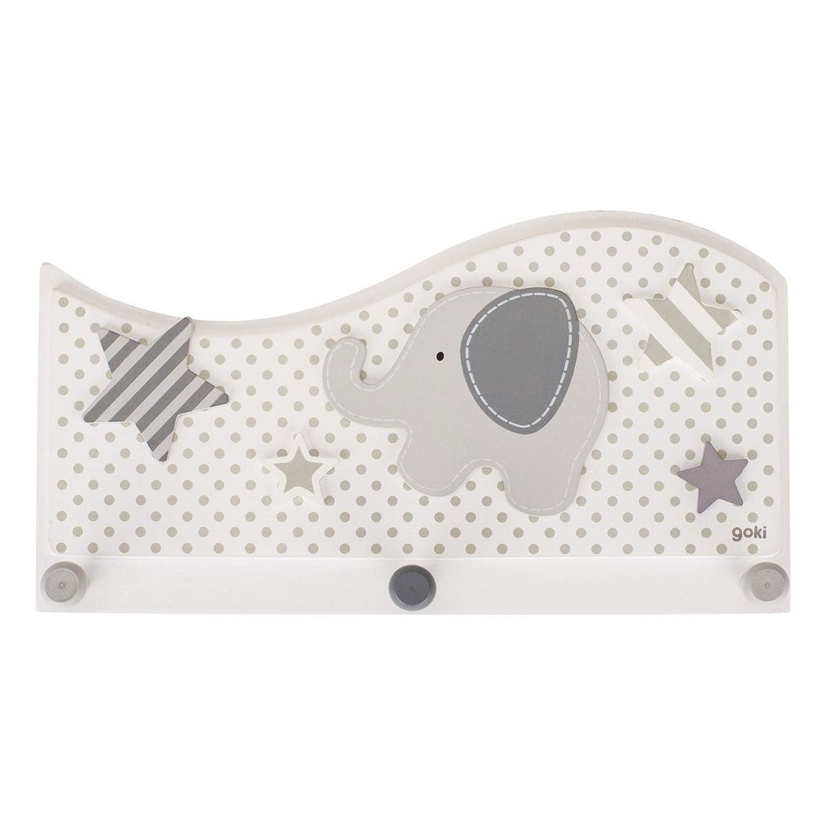 Goki Holzbezugsregal Elefant und Sterne