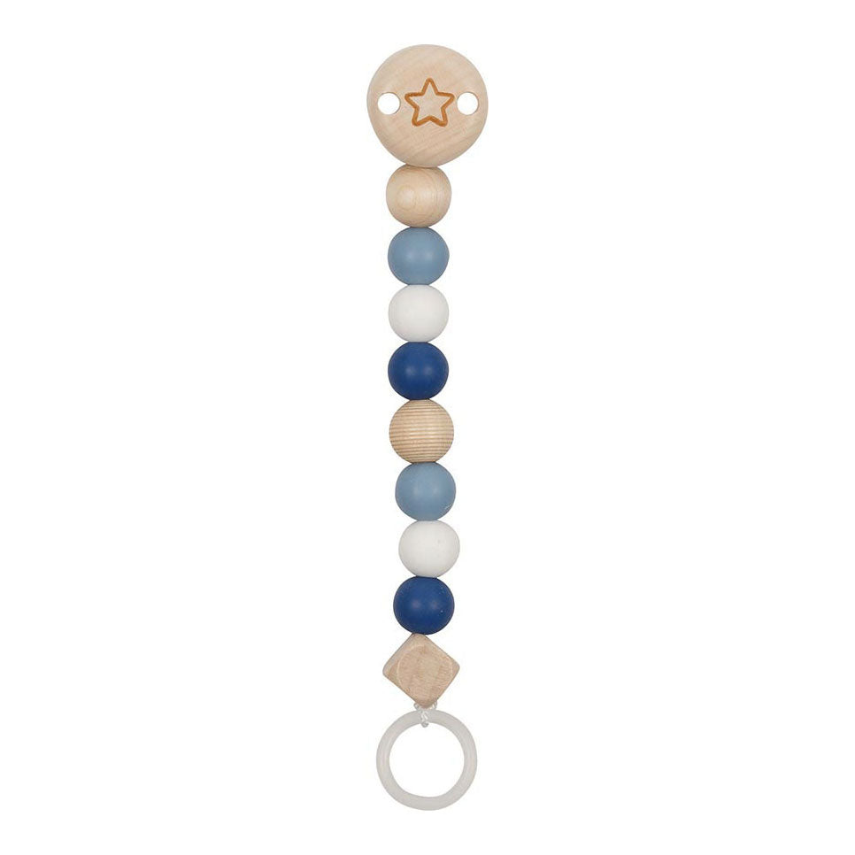 Goki wooden pacifier chain star