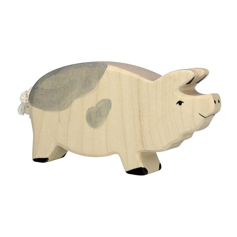 Cinghiale in legno holztiger maculato