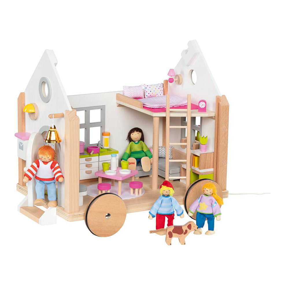Goki wooden dollhouse tiny house hygge
