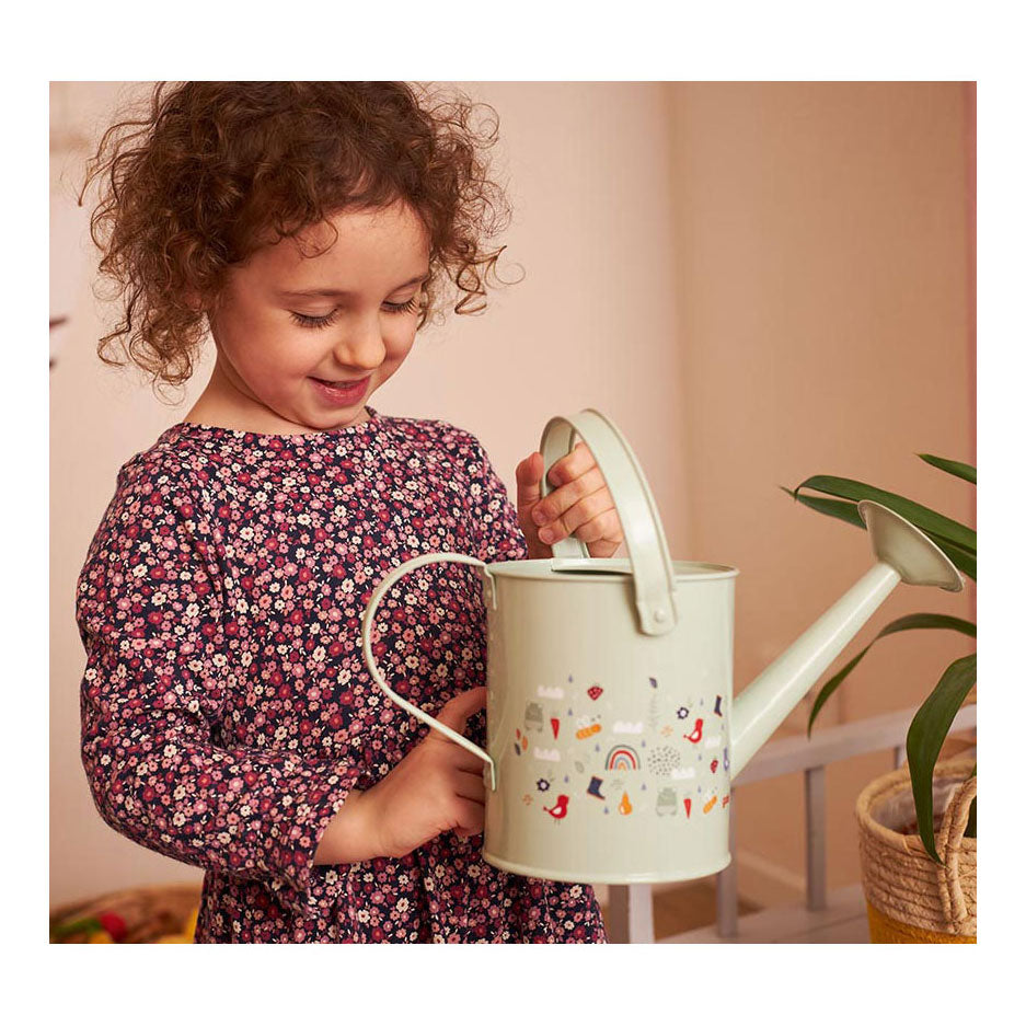 Goki metallinen kastelukannu vihreä kevät