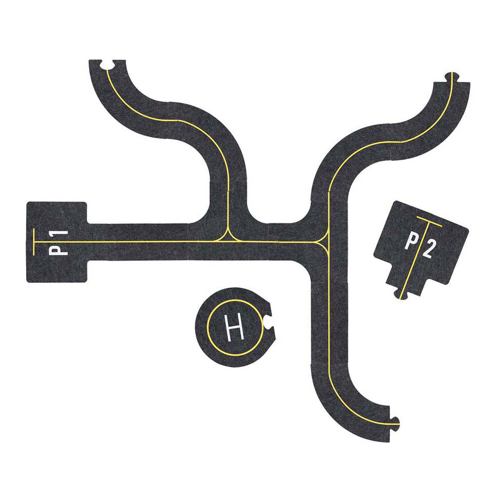 Goki play szett útmegosztó repülőtér tartozékokkal - 26 db.