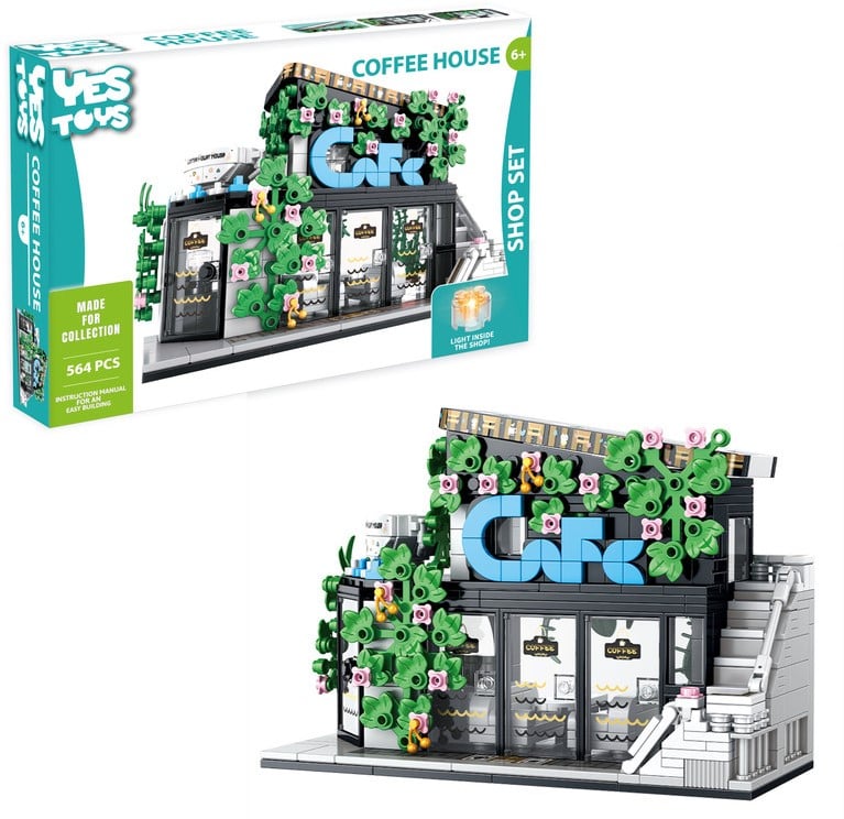 Oku yestoys coffee house shop set 564 onderdelen