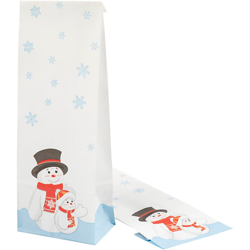 Creativ company bag with motif, Christmas motifs, h: 28 cm, size 6x10 cm, 60 g, 100 pieces 1 box