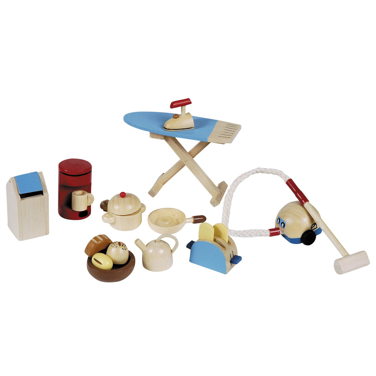Accessoires Goki Poppenhuis, 19dlg.