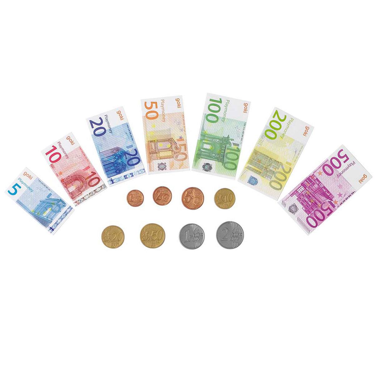 Goki play money, 116pcs