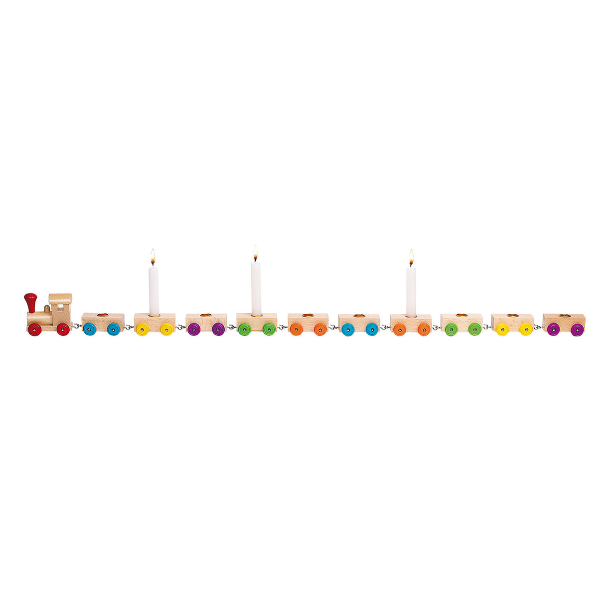 Goki wooden birthday train, 75cm