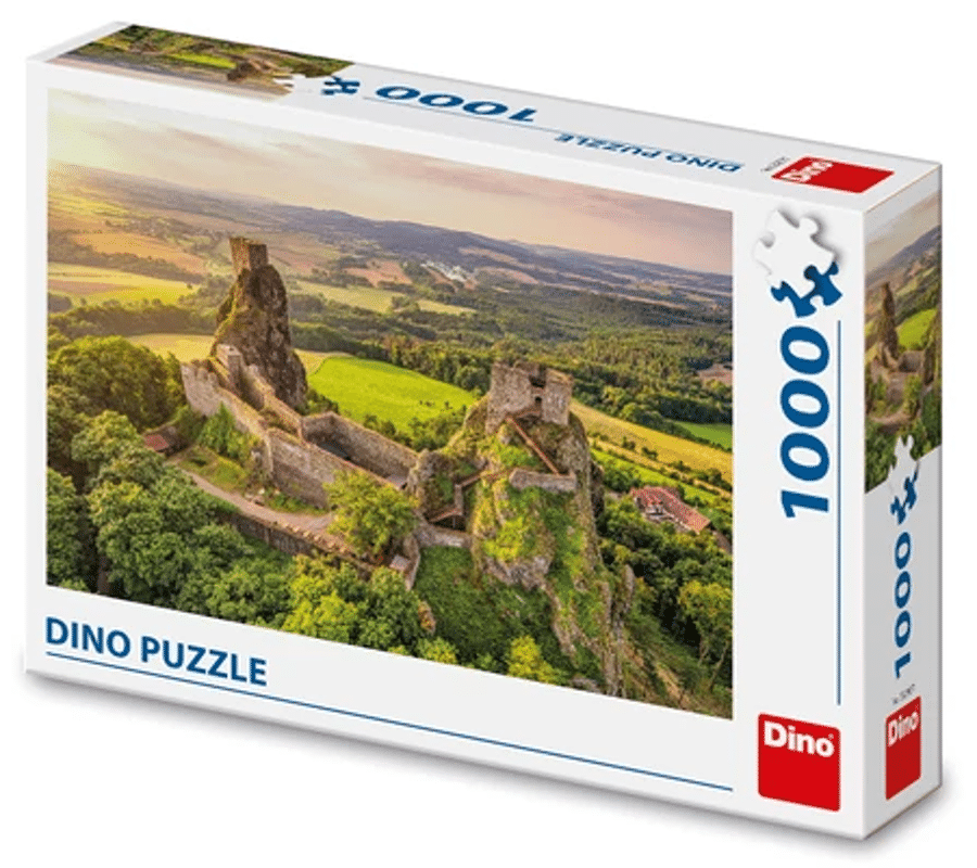 Dinotoys dino puzzle - Trosky Castle in the Czech Republic - 1000 pieces