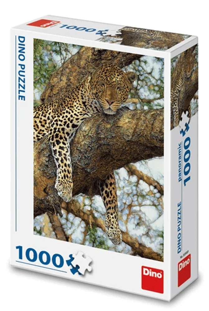 Dinotoys dino puzzle of a tiger in a tree - 1000 pieces