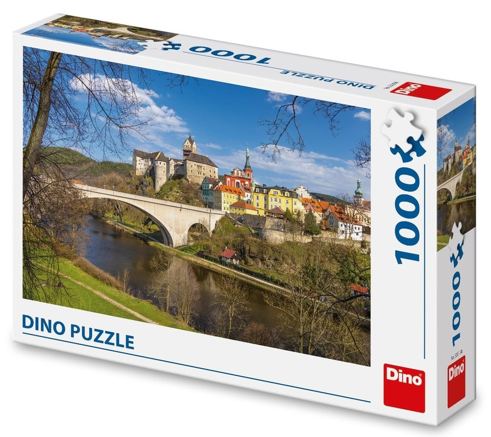 Dinotoys dino puzzle of castle Loket Czech Republic - 1000 pieces