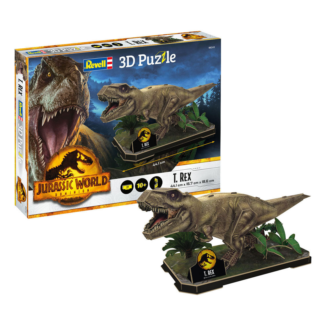 Kit de construção de quebra -cabeças Revell 3D - Domínio mundial Jurassic T -Rex