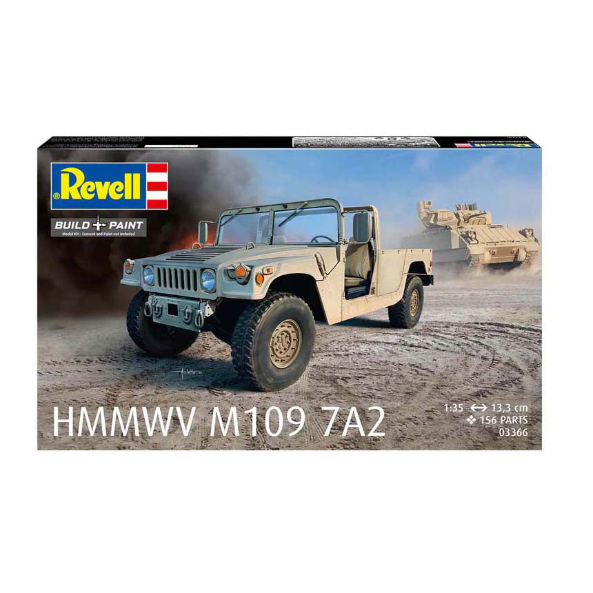 Revell model kit - hmmwv m109 7a2 1:35 - 156 pcs.