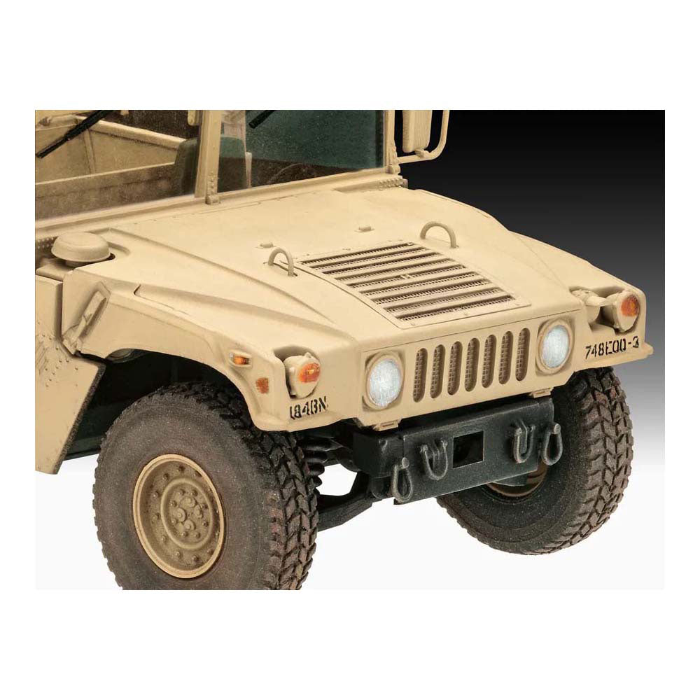 Revell model kit - hmmwv m109 7a2 1:35 - 156 pcs.