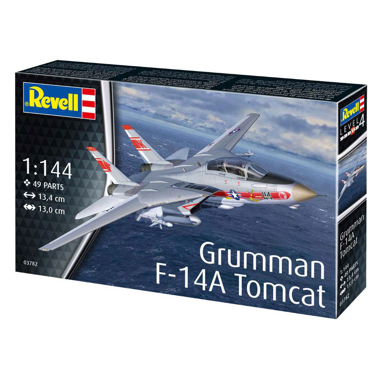 Revell modelbouwpakket - grumman f-14a tomcat 1:144 - 49dlg.