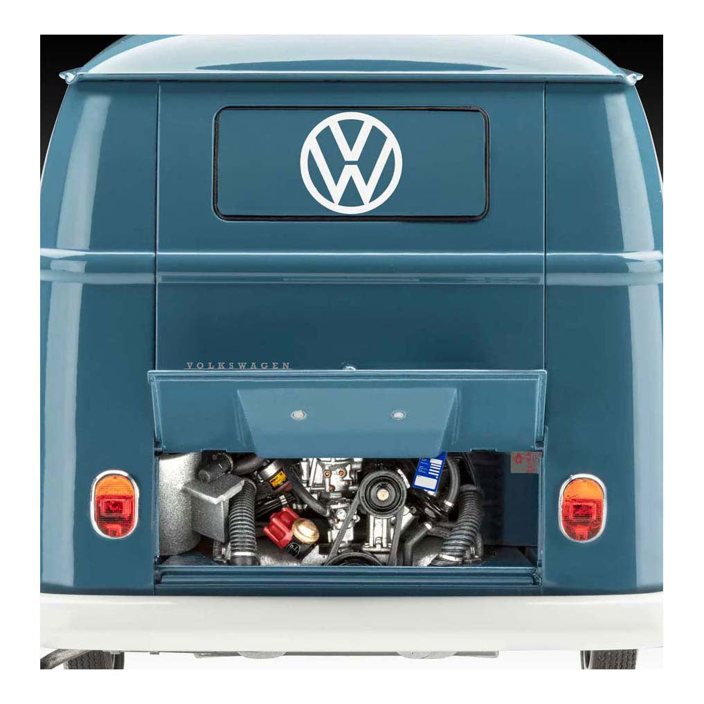 Revell modelbouwpakket - vw t1 panel van - 75 years vw t1 1:16 - 144dlg.