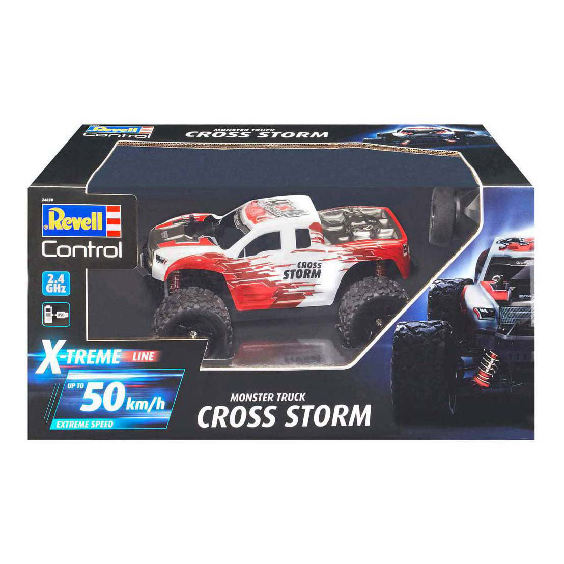 Revell rc 2,4ghz x-treme monster truck - cross storm 1:18