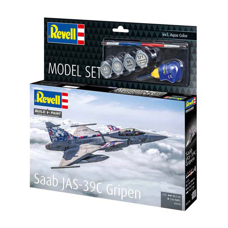 Revell modelbouwpakket - saab jas-39c gripen 1:72 - 110dlg.