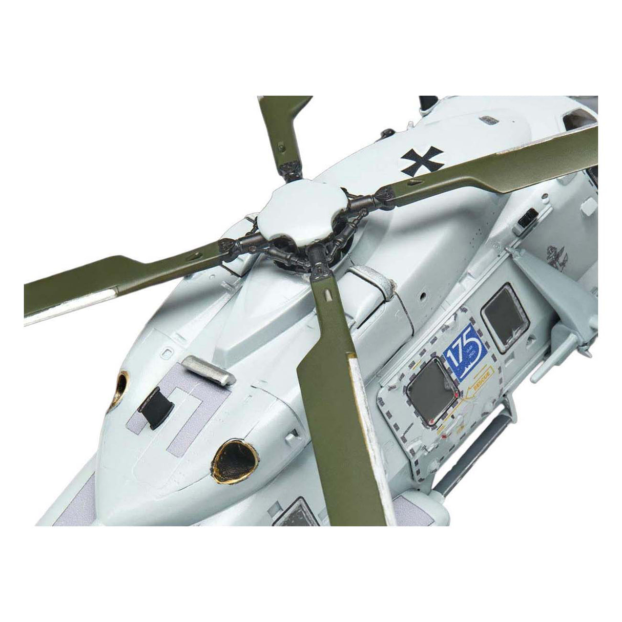 Revell model kit - nh90 nfh navy 1:72 - incl. aqua color basic paint colors