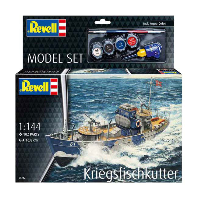 Revell modelbouwpakket - kfk (kriegsfischkutter) 1:144 - 102dlg.