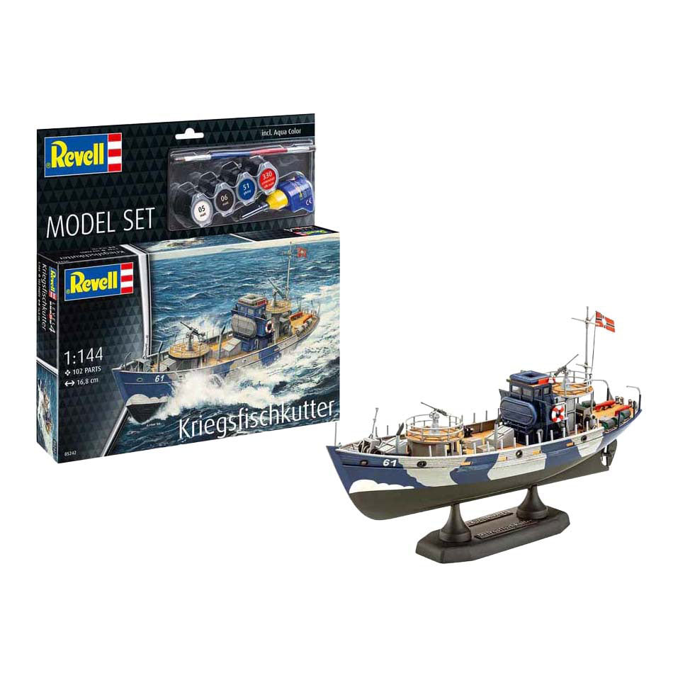 Revell modelbouwpakket - kfk (kriegsfischkutter) 1:144 - 102dlg.