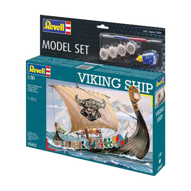 Revell model building kit - viking ship 1:50