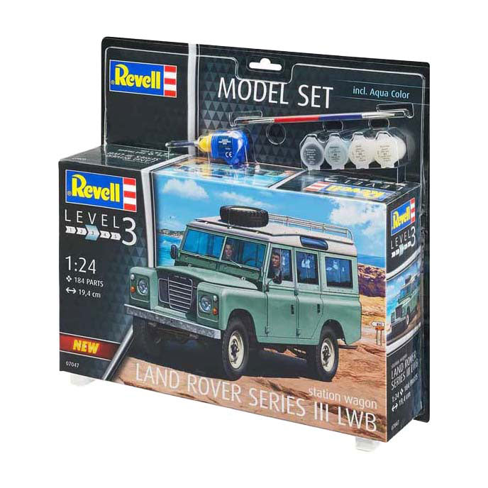 Revell modelbouwpakket - land rover series iii lwb (s. wagon) 1:24 - 184dlg.