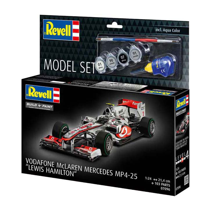 Revell modelbouwpakket - vodafone mclaren mercedes mp4-25 l. hamilton 1:24 - 103dlg.