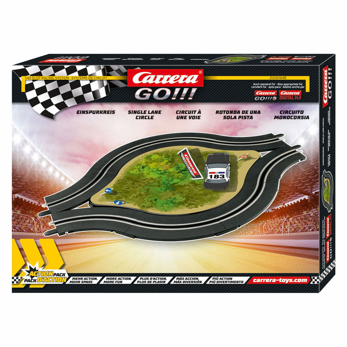 Carrera track section 1 direction