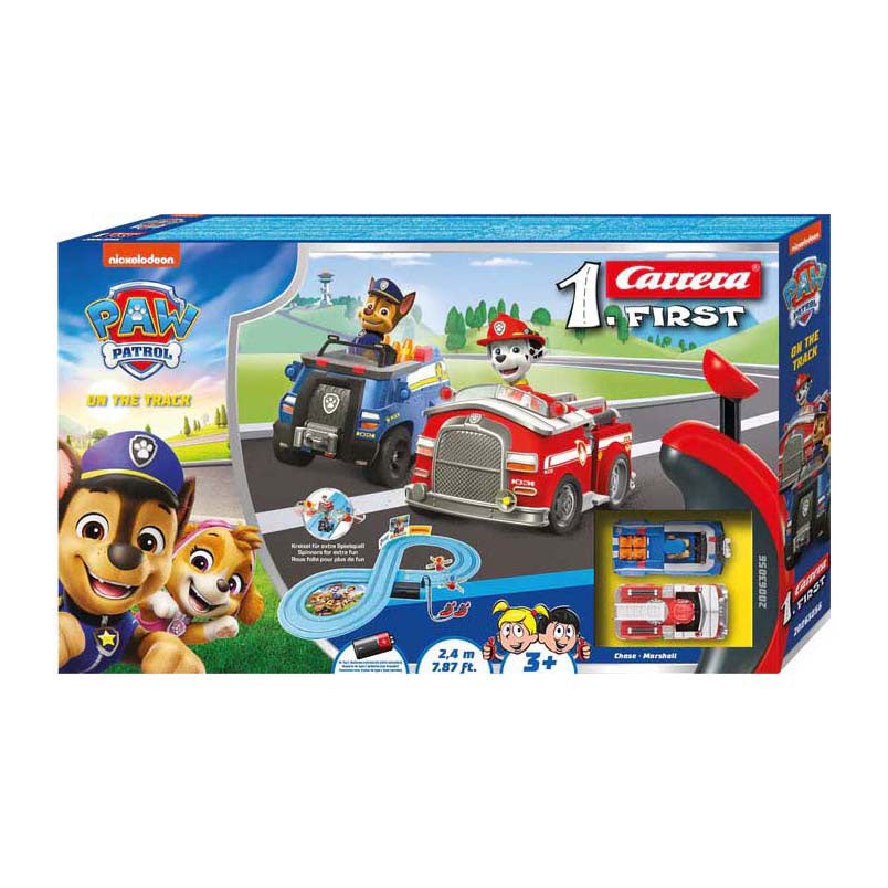 Carrera racebaan first paw patrol - on the track