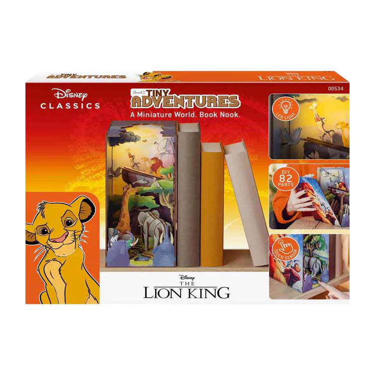 Disney revell - leabhar eachtraí bídeacha nook king lion