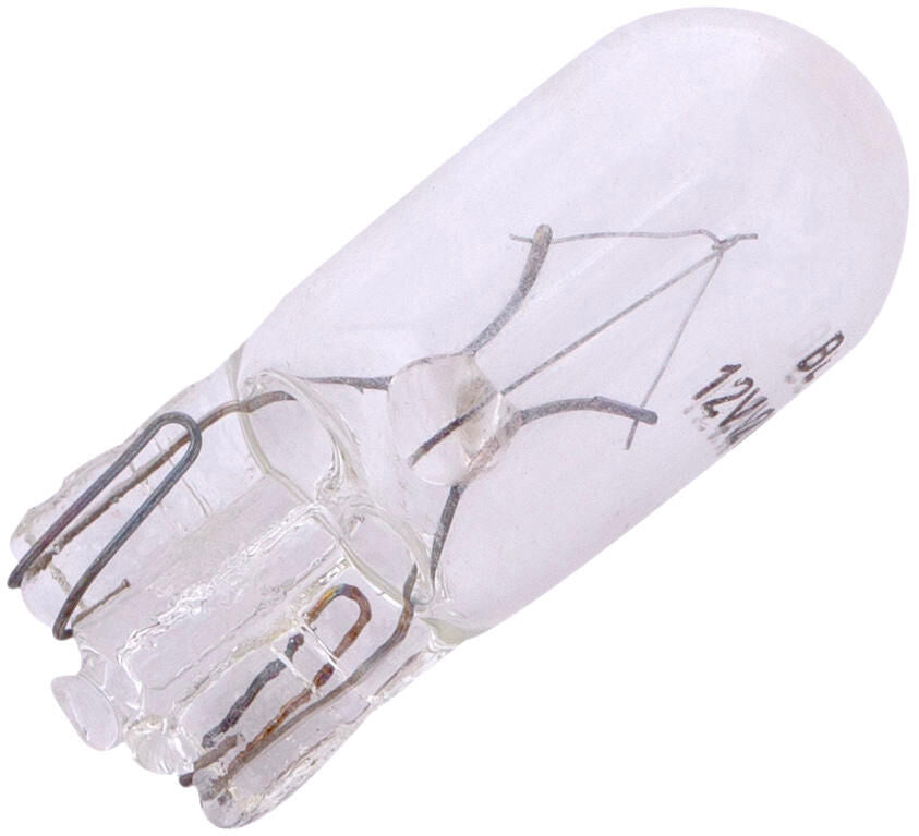 Spahn plug-in glass lamp glass base lamps 12v 2w w2.1x9.5d (10pcs)