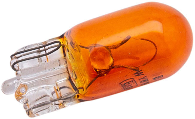 Spahn steeklamp van glas glass base lamps 12v 5w yellow w2,1x9,5d