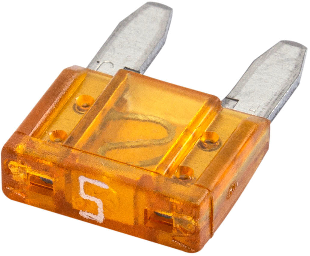 Spahn mini zekering bananenstekker flat lock 5a form f mini