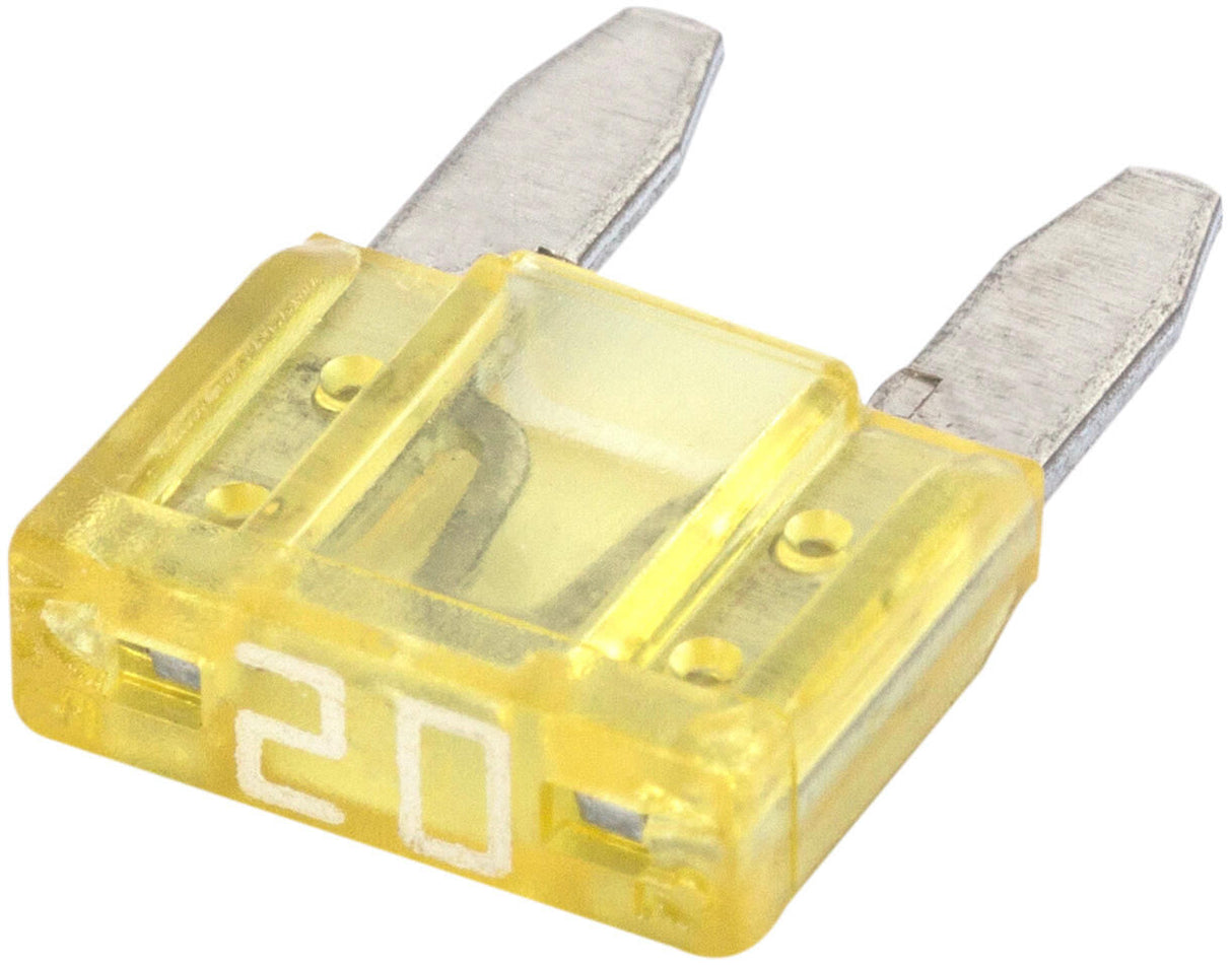 Spahn mini zekering bananenstekker flat lock 20a form f mini