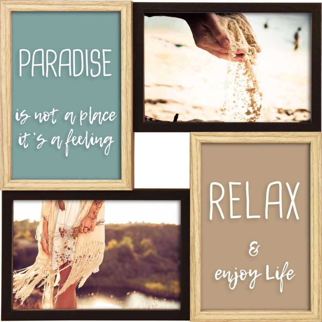 Miscellaneous photo frame madi mdf 28x28 black n