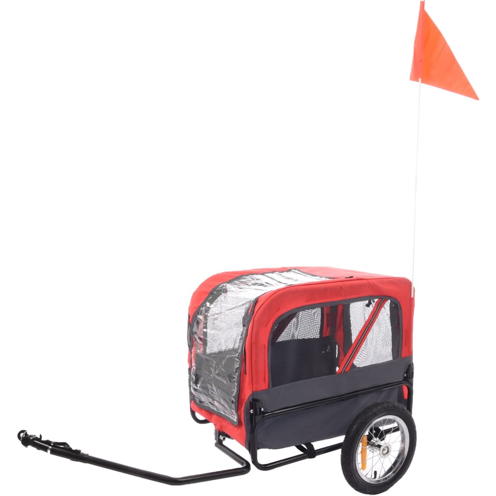 Flamingo Flamingo Hundefahrradwagen Romero 59.5x43x51 cm Rot