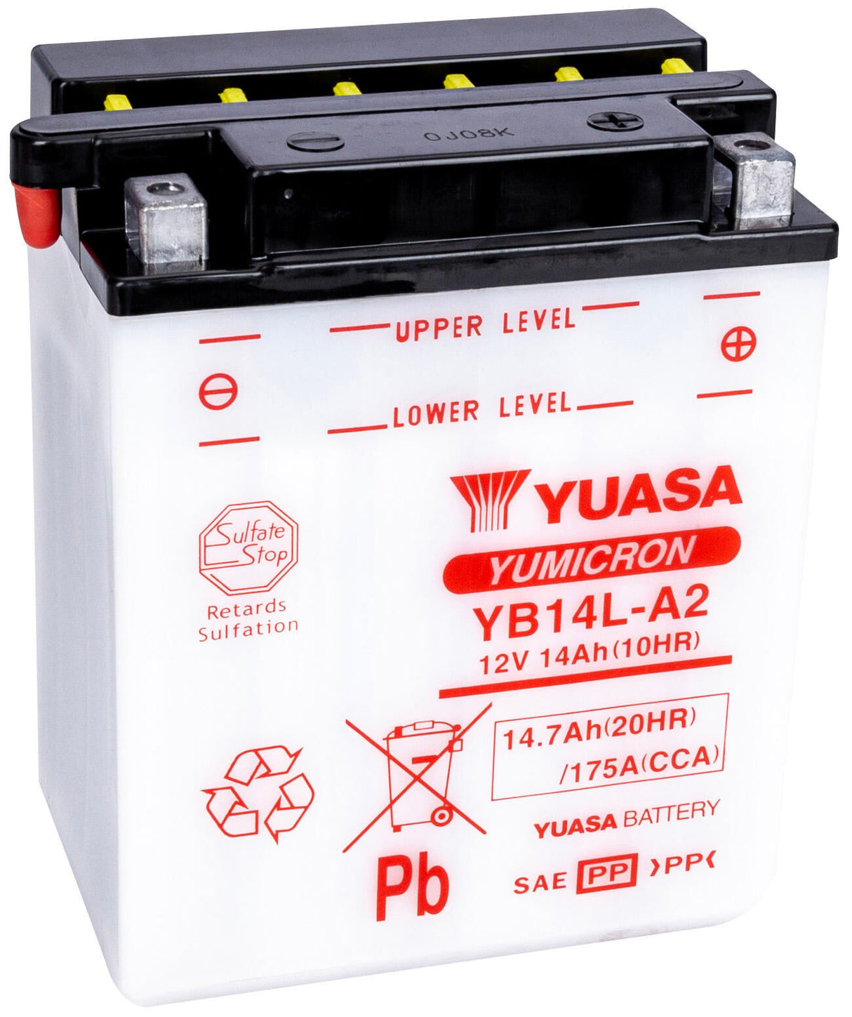 Yuasa -standard battery yb14l-a2 standard without sp