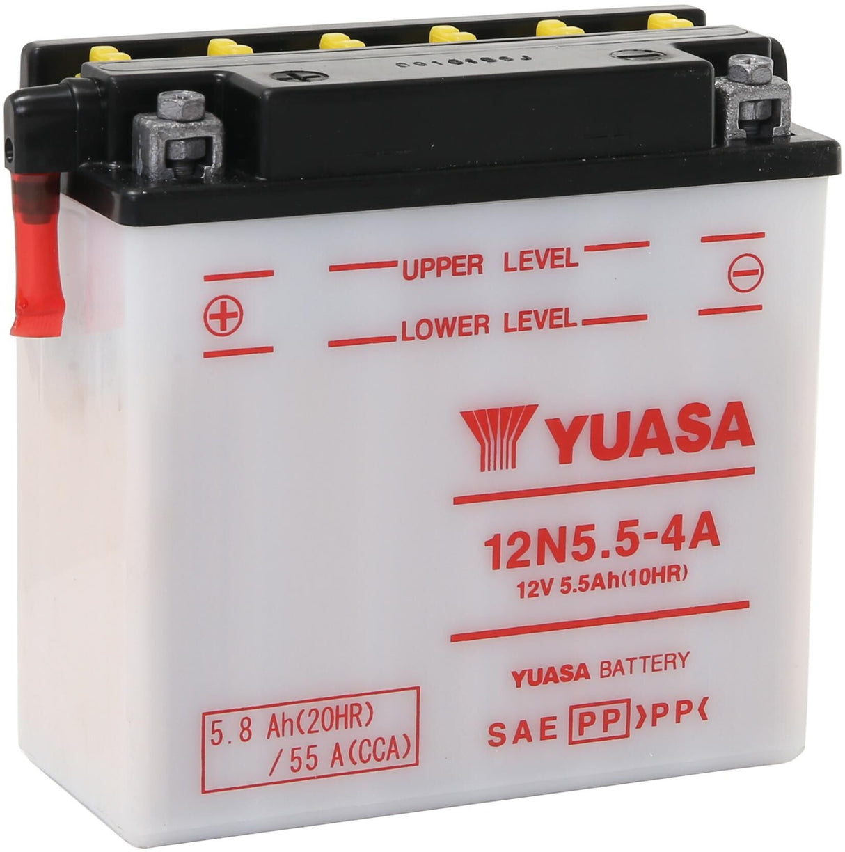 Yuasa battery 12n5.5-4a. battery 12n5.5-4a standard without sp