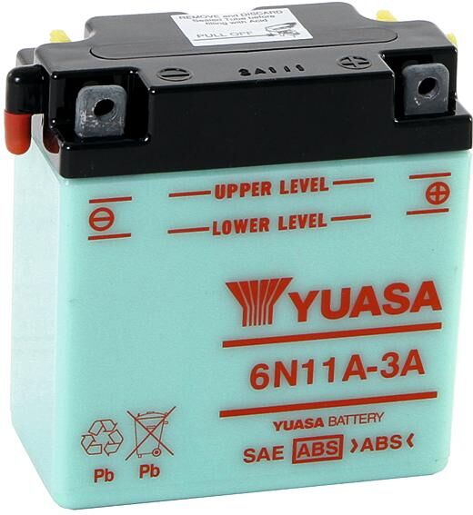 Yuasa batterij 6n11a-3a battery 6n11a-3a standard without sp