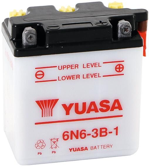 Yuasa battery 6n6-3b-1 battery 6n6-3b-1 standard without sp